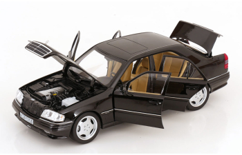 MERCEDES-BENZ C36 AMG-Line (W202) (1993), Obsidian Black Metallic