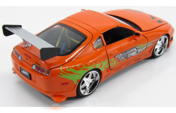 TOYOTA Supra Mkiv (1995) - Paul Walker - Brian O'conner - Fast & Furious I (2001), Orange Green