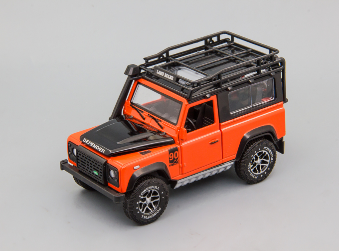 LAND ROVER Defender 90. Adventure Edition, оранжевый/чёрный