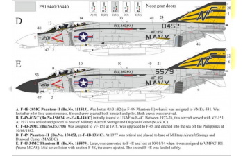 Декаль для F-4J Phantom-II VF-151