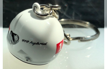 Keyring Helmet Porsche 911 RSR / 919 Hybrid N° 1 white