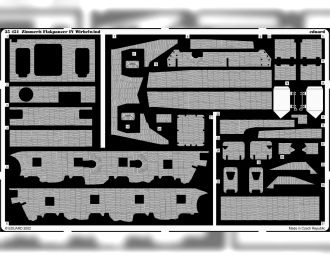 Фототравление для Zimmerit Flakpanzer IV Wirbelwind