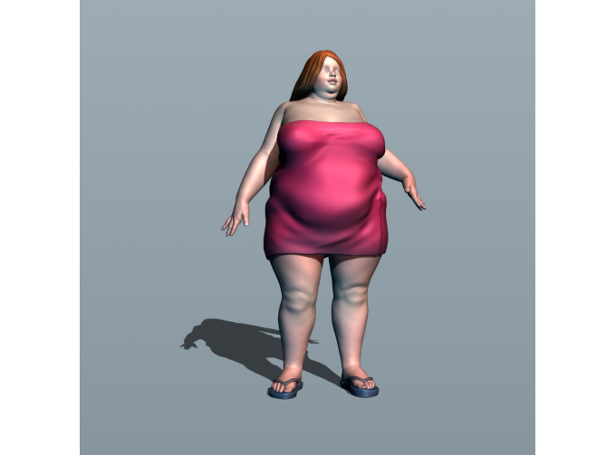 Фигурка Банщица 5, окрашенная