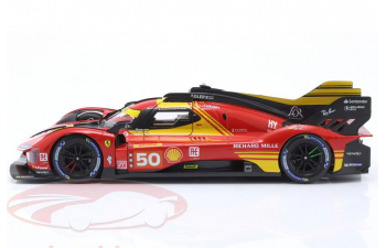 FERRARI 499P 6th 1812km Qatar WEC 2024 & Winner 24h LeMans Miguel Molina, Nicklas Nielsen, Antonio Fuoco (2024)