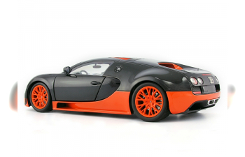 Bugatti Veyron Super Sport 2010 карбон/оранжевый, мировой рекорд скорости