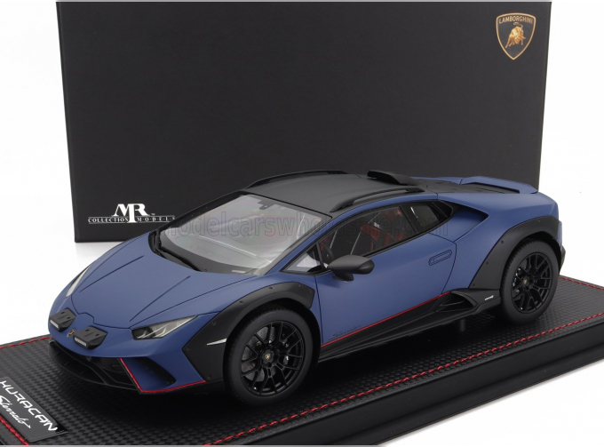 LAMBORGHINI Huracan Sterrato (2022) - Con Vetrina - With Showcase, Blu Grifo - Matt Blue