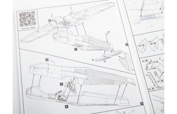 Сборная модель Hurricane Mk I Trop Medel kit