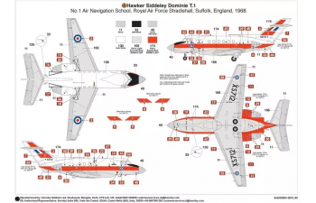 Сборная модель самолета Hawker Siddeley Dominie T.1