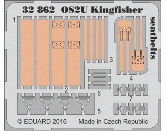 Фототравление для OS2U Kingfisher seatbelts