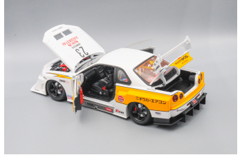 NISSAN Skyline GT-R Liberty Walk, белый, 27 см.