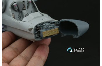 3D Декаль Радарный отсек с носовым конусом для Ка-52М (Quinta Models) (с 3D-печатными деталями)