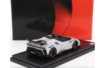 FERRARI Sf90 Xx Stradale Spider (2024), Bianco Artico - White Met Orange Black