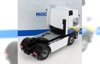 MAN F2000 V10 Tractor Truck 2-assi 1994, White Blue Yellow