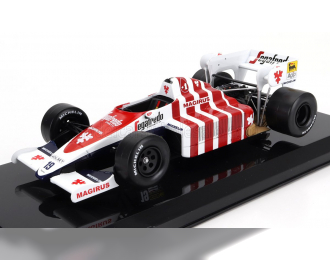 TOLEMAN F1 Tg184 Hart Turbo №19 3rd Portugal Gp (1984) Ayrton Senna - Con Vetrina - With Showcase, Blue White Red