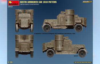 Сборная модель AUSTIN Armoured Car Pattern Military 1918