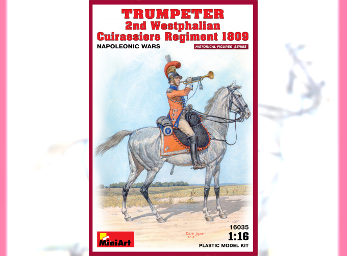 Сборная модель Фигуры TRUMPETER 2nd Westphalian Cuirassiers Regiment 1809 Napoleonic wars