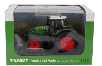 FENDT 1052 Vario Tractor Usa Version Double Wheels (2026), Grey Green