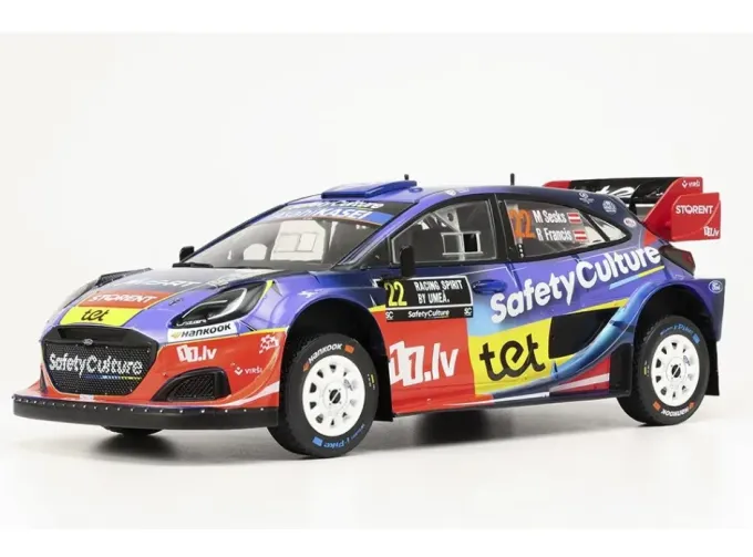 FORD Puma Rally1 №22 M.Sesks/R.Francevic WRC Rally Schweden (2025)