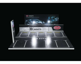 Diorama *Bugatti parking lot*, various