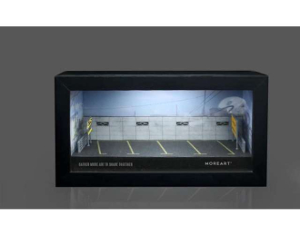Diorama *Parking lot with light B*, various