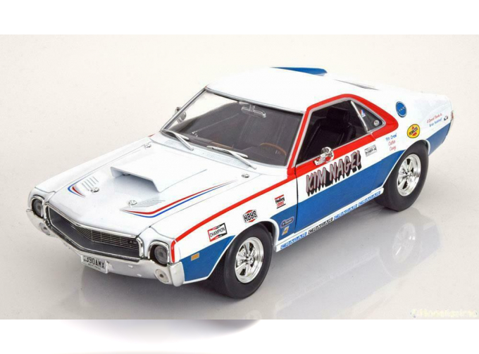 AMC AMX Coupe S/S 1969 Kim Nagel белый с красным и синим