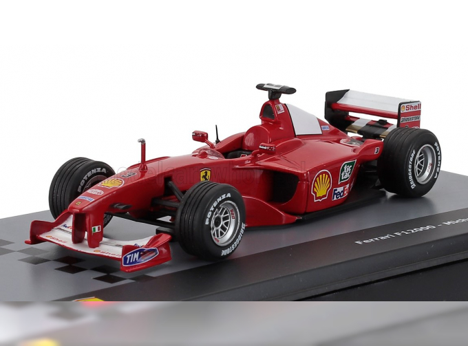 FERRARI F1 F2000 №3 World Champion Season (2000) Michael Schumacher - Con Vetrina - With Showcase, Red White