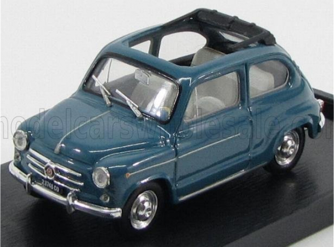 FIAT 600d Trasformabile Aperta (1960), Blue 404