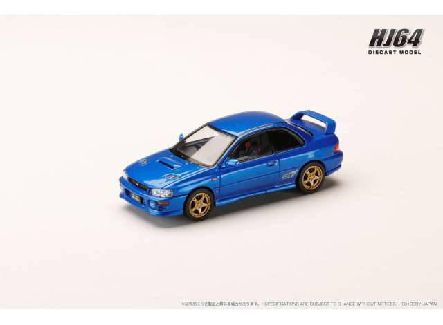 SUBARU Impreza PURE SPORTS COUPE WRX type R STi Version, sonic blue mica