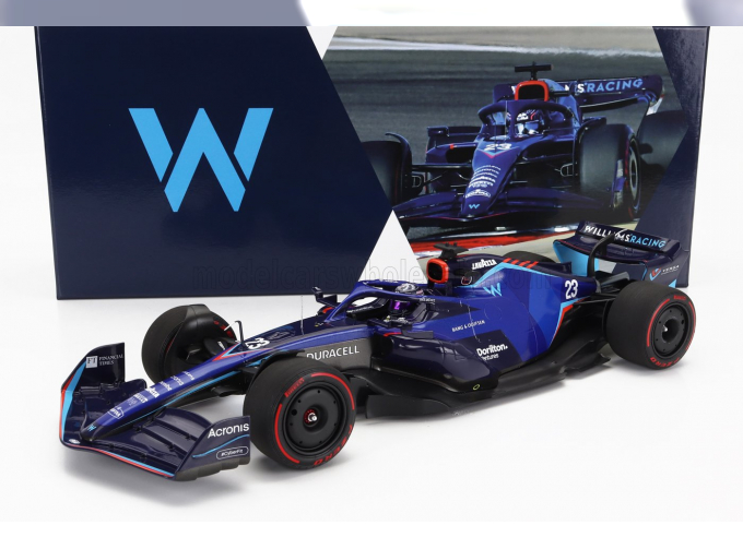 WILLIAMS F1 Fw44 Team Williams Racing N23 Bahrain Gp (2022) Alexander Albon, Blue