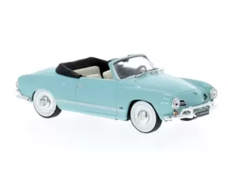 VOLKSWAGEN Karmann Ghia Cabriolet Open(1957), light blue