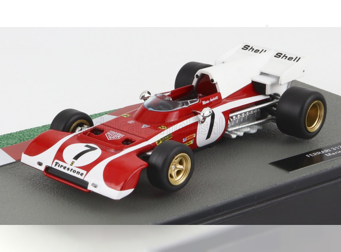 FERRARI F1 312b2 №7 Season (1972) Mario Andretti, Red White