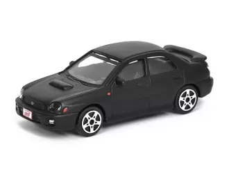 SUBARU Impreza WRX STI (2002), black 