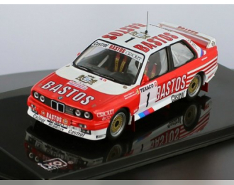 BMW M3 (BASTOS) 1 P.Snijers-D.Colebunders Winner Boucles de Spa 1988, red