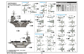 Сборная модель USS Constellation CV-64