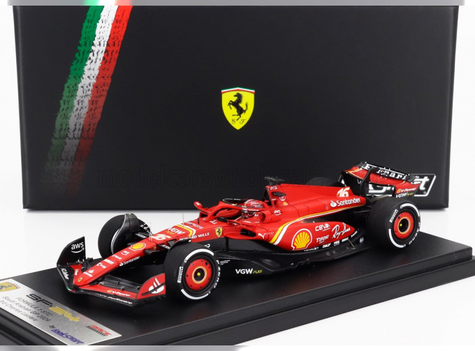 FERRARI F1 Sf-24 Team Scuderia Ferrari №16 3rd Saudi Arabia Gp (2024) Charles Leclerc, Red Black