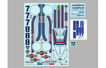 Сборная модель MARTINI BRABHAM BT44B 1975