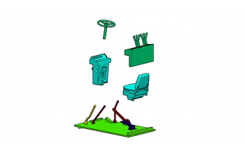 Сборная модель ПЭА-1 "Карпатец" (комплект для самостоятельной сборки)