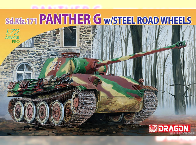 Сборная модель Sd.Kfz.171 PANTHER G w/STEEL ROAD WHEELS