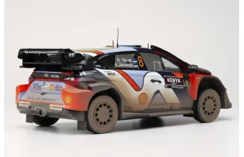 HYUNDAI i20 N Rally1, #8 Safari Rallye Kenia Tänak/Järveoja (2025). dirty version