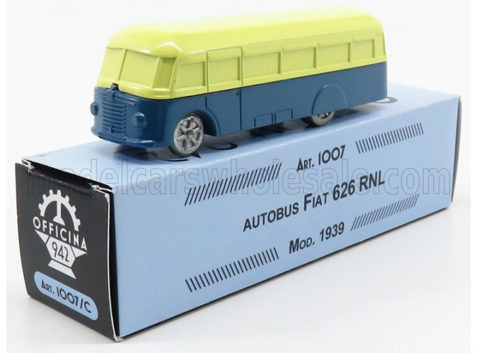 FIAT 626 Rnl Autobus (1939), Cream Blue