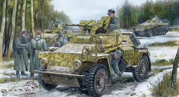 Сборная модель Sd.Kfz.221 Leichter Panzerspahwagen (s.Pz.B.41)
