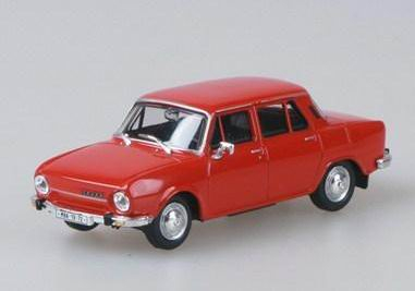 SKODA 110L 1972, red pepper
