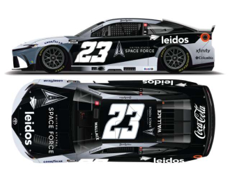 Toyota Camry XSE #23 Bubba Wallace *United States Space Force/leidos*, black/white 2025