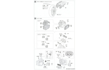 Сборная модель YAMAHA Tzr250 (3ma) Motorcycle (1989)