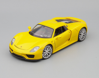 PORSCHE 918 Spyder Hard Top 2015, yellow