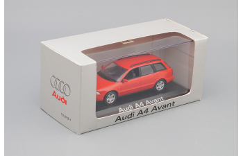 AUDI A4 Avant, red