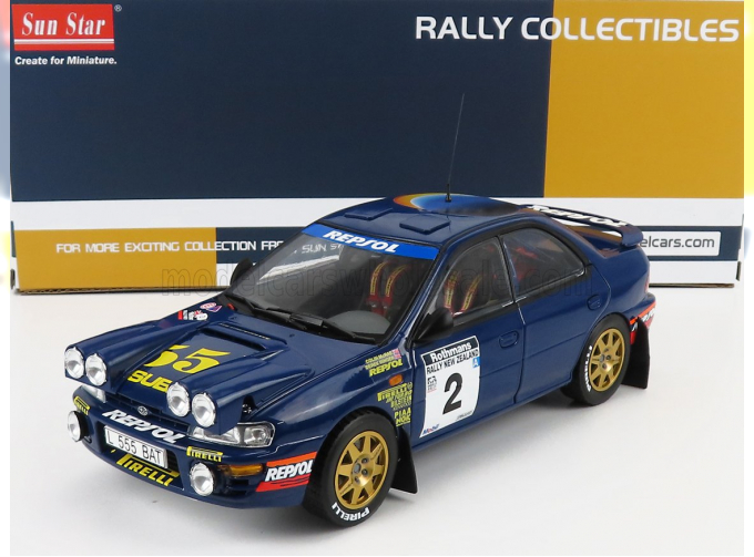 SUBARU Impreza 555 (night Version) N2 Winner Rally New Zeland (1994) C.Mcrae - D.Ringer, Blue