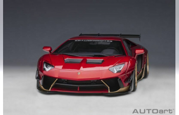 Lamborghini Aventador LB Performance (hyper red / gold accents)