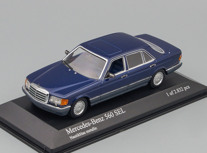 MERCEDES-BENZ 560 SEL (1989-91), nautic blue metallic