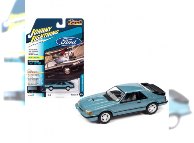 FORD Mustang SVO (1986), Light Regatta Blue Metallic